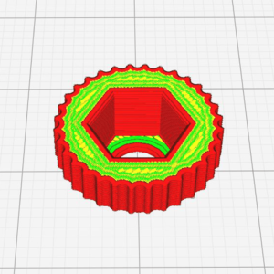 Nut tightening wheel STL