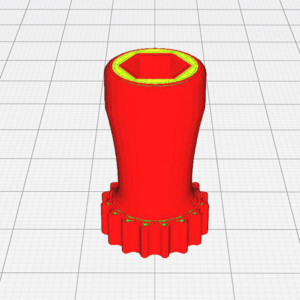 Wrench tightening nuts STL