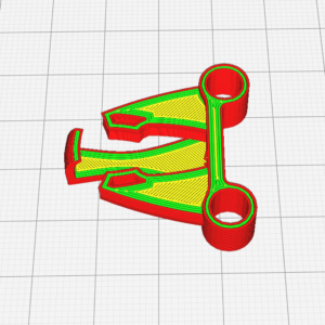 Mount Antenna RX ELRS (BetaFPV) STL ( lm1 compatibile )