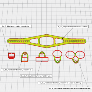 TPU Battery holders STL