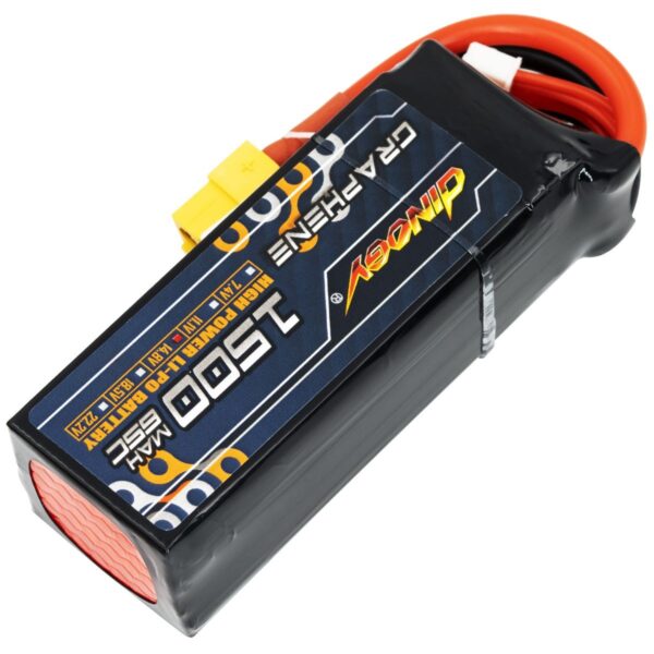 Dinogy Graphene - Batteria LiPo - 4S-1500mAh - 65/130C - immagine 2