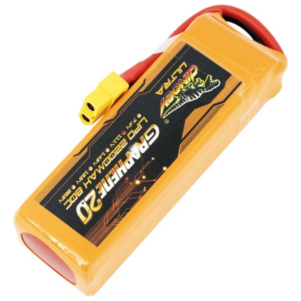 Dinogy Ultra Graphene - Batteria LiPo - 3S-2200mAh - 80/160C - immagine 2