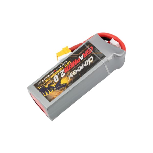 Dinogy Graphene 2.0 - Batteria LiPo - 4S-1500mAh - 70/140C - immagine 2