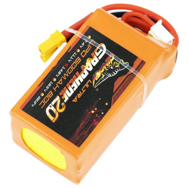 Dinogy Ultra Graphene - Batteria LiPo - 4S-600mAh - 80/160C - immagine 2