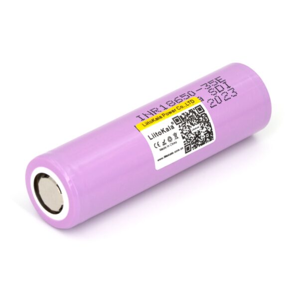 Li-Ion-Ricaricabile LiitoKala - 18500-3.7V-3000mAh - 35E - 20A - immagine 3