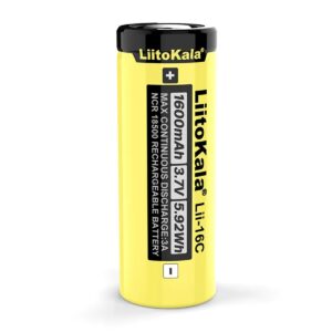 Li-Ion-Ricaricabile LiitoKala – 18500-3.7V-1600mAh – Lii-16C – 3A