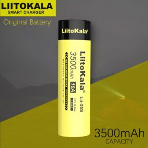 Li-Ion-Ricaricabile LiitoKala – 18500-3.7V-3500mAh – Lii-35S – 10A (Copia)