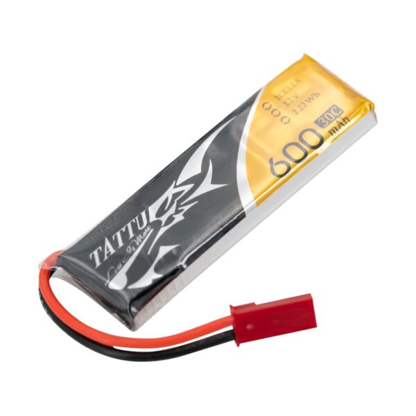 Tattu Lipo - Batteria LiPo - 1S-600mAh - 30C - JST